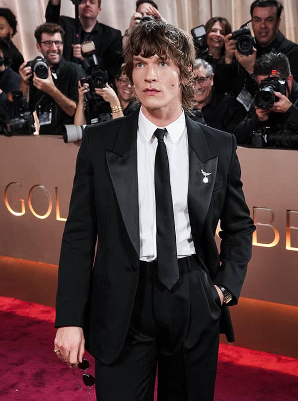 Коннор Сторри на церемонии вручения премии "Золотой глобус-2026"