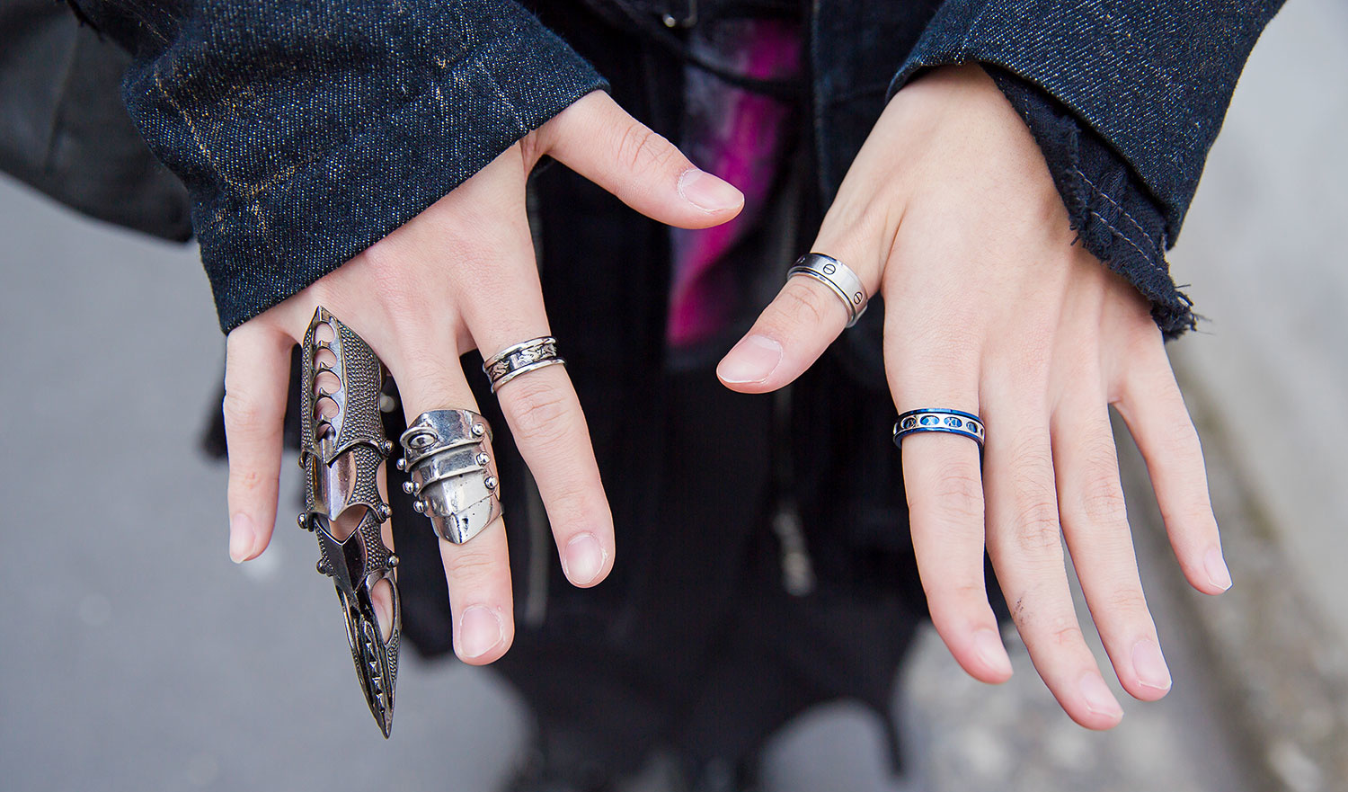 Готическое кольцо-доспех — мрачная эстетика и изысканный стиль