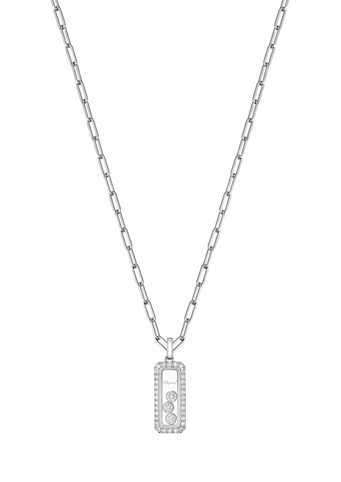 Подвеска Chopard Happy Diamonds с бриллиантами
