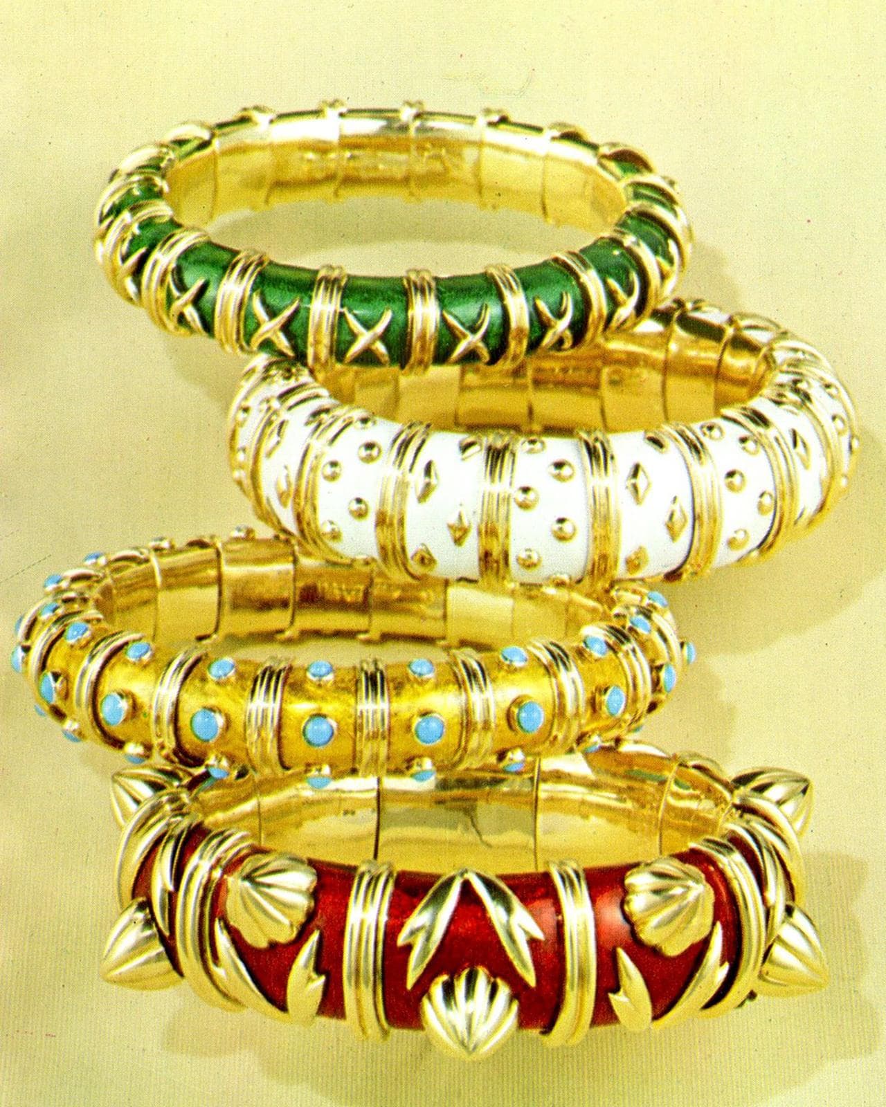 Ювелирные украшения из коллекции Tiffany Blue Book 1970 года